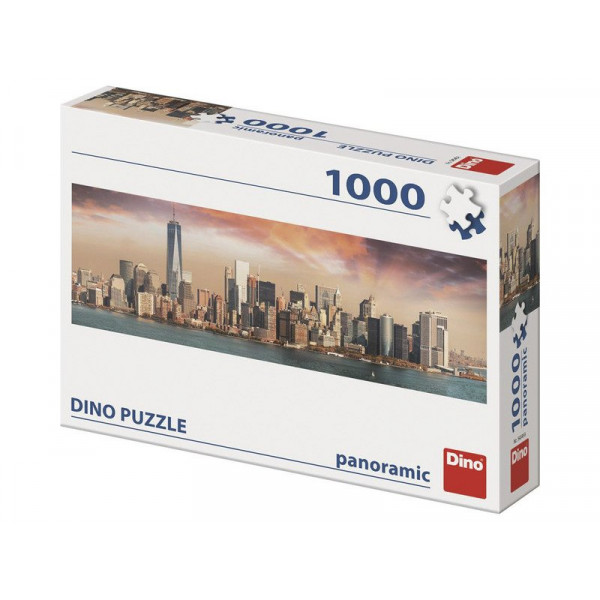 Puzzle 1000 db panoráma - Manhattan 545458