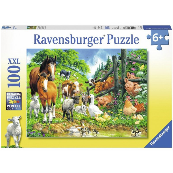 Puzzle 100 db - Állati buli 10689