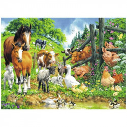 Puzzle 100 db - Állati buli 10689