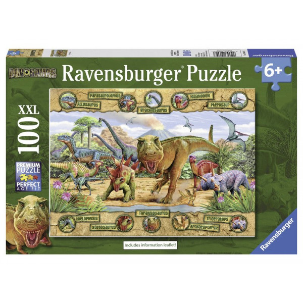 Puzzle 100 db - Dinoszauroszok 10609