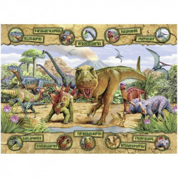 Puzzle 100 db - Dinoszauroszok 10609