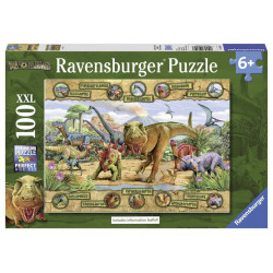 Puzzle 100 db - Dinoszauroszok 10609