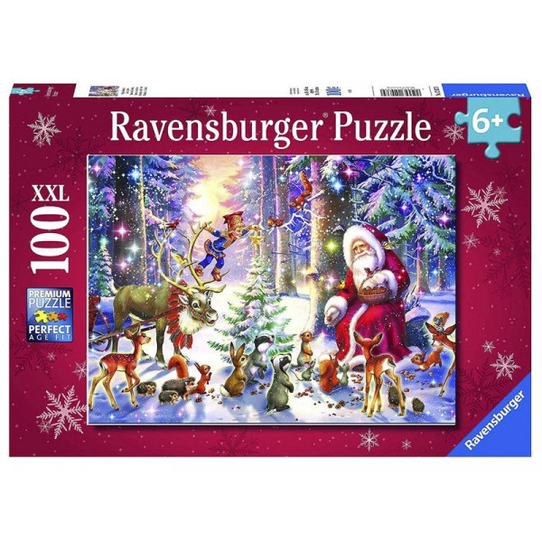Puzzle 100 db - Erdei karácsony 12937