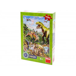 Puzzle 100 db XL - Dínók világa 394155 100-499 darabos puzzle Dino