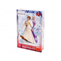 Puzzle 200 db  csillogó kövek - Jégvarázs 2 42219