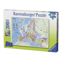 Puzzle 200 db - Európa 12841
