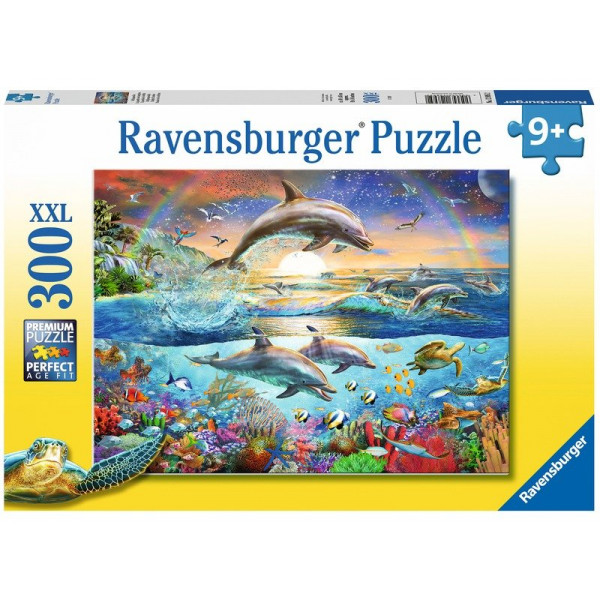 Ravensburger: Puzzle 300 db - Delfin paradicsom