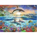 Ravensburger: Puzzle 300 db - Delfin paradicsom