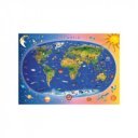 Puzzle 300 db XL - világtérkép gyerekeknek 472136
