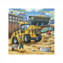 Puzzle 3x49 db - Óriási munkagépek 09226