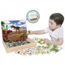 2IN1 mágneses puzzle - dínók, 95 db 321002177