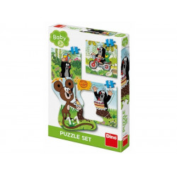 Bébipuzzle 3 db -Kisvakond a réten 325104