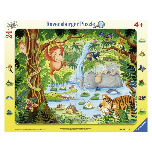 Puzzle 24 db - A dzsungelban 06171