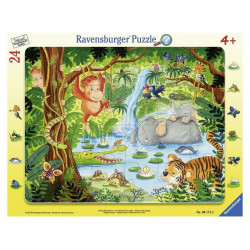 Puzzle 24 db - A dzsungelban 06171