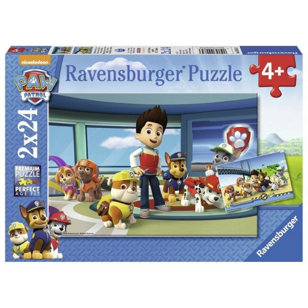 Puzzle 2x24 db - Mancs őrjárat jó szimat 09085