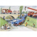 Puzzle 2x24 db - Tűzoltás közben 08851