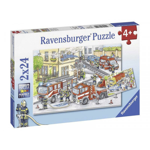 Puzzle 2x24 db - Tűzoltók 07814