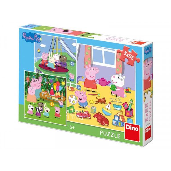 Puzzle 3*55 db - Peppa 335356