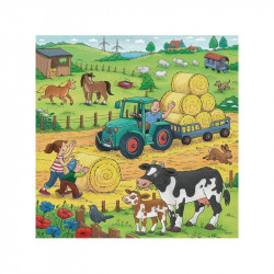 Puzzle 3x49 db - Élet a farmon 05078