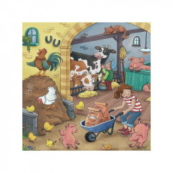 Puzzle 3x49 db - Élet a farmon 05078