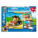 Puzzle 3x49 db - Mancs őrjárat 09369