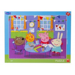 Puzzle 40 db - Peppa malac 322202 1-99 darabos puzzle Dino