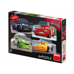 Puzzle 4x54 db - Verdák 3. 333178