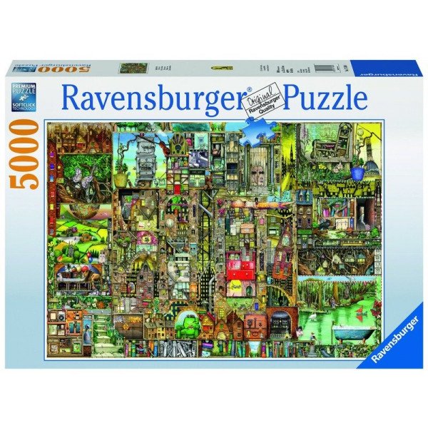 Puzzle 5000 db - Bizarr város 17430