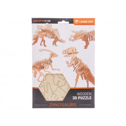 3D fa puzzle - dínók, 4 féle 26096