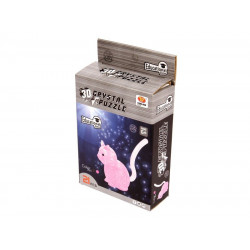 3D kristály puzzle - cica  - 21 db 3D puzzle REGIO