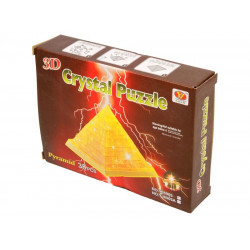 3D világító kristály puzzle - Piramis  - 38 db 3D puzzle REGIO