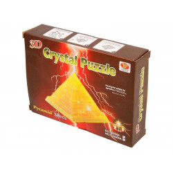 3D világító kristály puzzle - Piramis  - 38 db 3D puzzle REGIO