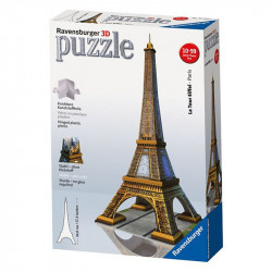 Puzzle 3D 216 db - Eiffel torony 125562 3D puzzle Ravensburger