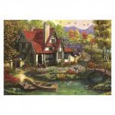 Puzzle 500 db - Ház a tónál 502512