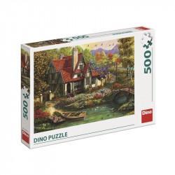 Puzzle 500 db - Ház a tónál 502512