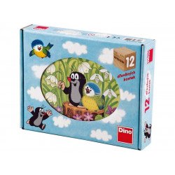 Fa mesekocka 12db.Kisvakond és a madár 641129 Készségfejlesztő fajáték Dino