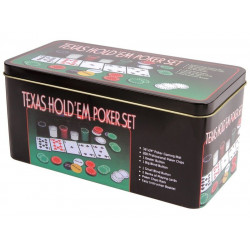 Pókerszett fémdobozban 9180B-1