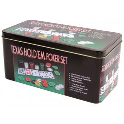 Pókerszett fémdobozban 9180B-1 Kártya REGIO