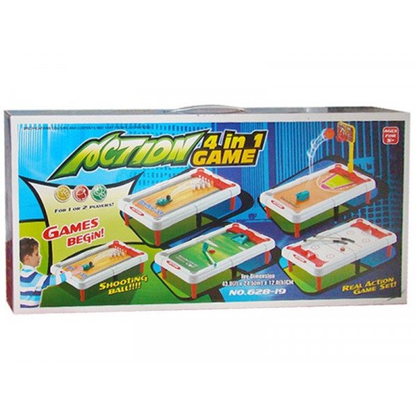 Asztali játékok 4IN1, 43*24,5*12 cm 628-19
