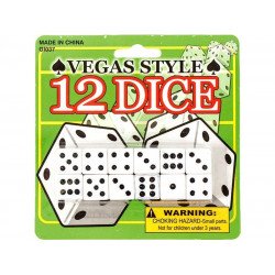 12 dobókocka lapon 14mm 9017 Ügyességi társasjáték REGIO