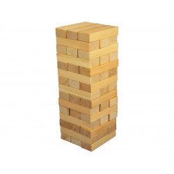 Jenga - Natúr fa torony HY2205/1 Ügyességi társasjáték REGIO