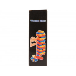 Jenga - Szines fa torony RF-6918