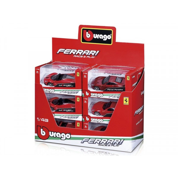 Bburago 1/43 versenyautó - Ferrari, többféle 18-3