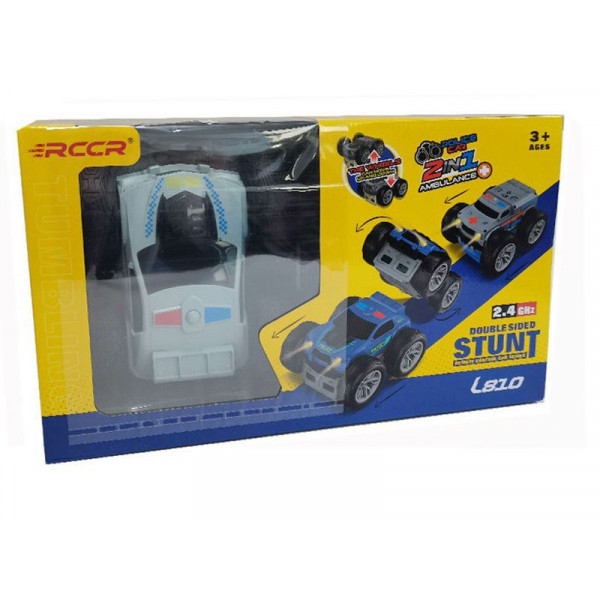Távirányítós átfordulós autó, 2,4GHz, 4 csatorna,
