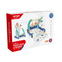 2IN1 zongorás babaszőnyeg és babasétáltató 610300 Bébijáték, kellék REGIO