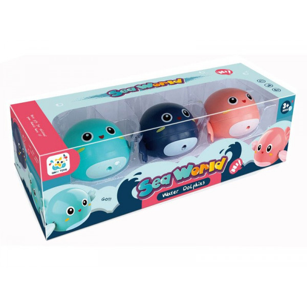 Felhúzható delfinek 3 db/csomag 220300689