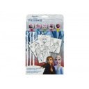 Kifestő színes ceruzával és véggel, Jégvarázs