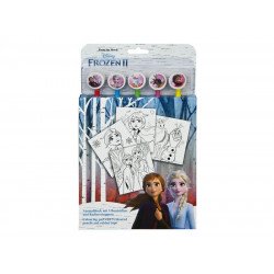 Kifestő színes ceruzával és véggel, Jégvarázs Festés, színezés, rajzolás REGIO