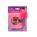 Plüss emlékkönyv masnis tollal - Hercegnők DP9998