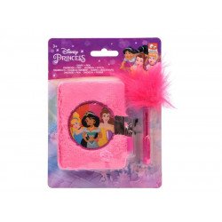 Plüss emlékkönyv masnis tollal - Hercegnők DP9998 Festés, színezés, rajzolás REGIO